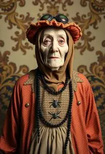 There Was Old Lady Who Swallowed Fly Costume face swap