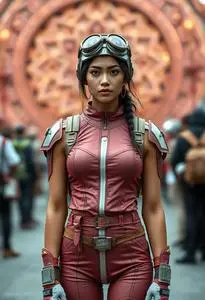 Tomorrowland Outfit Woman face swap