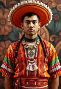 Traditional Cinco Mayo Outfit face swap