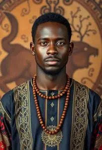 Traditional Ghanaian Man Clothes face swap