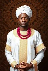 Traditional Ghanaian Wedding Attire face swap