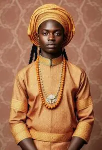 Traditional Ghanaian Wedding Clothing face swap