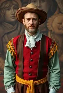 Traditional Hungarian Man Clothing face swap