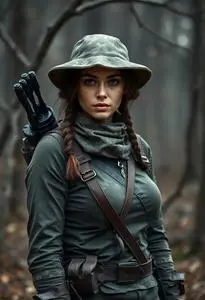 Woman Huntress face swap