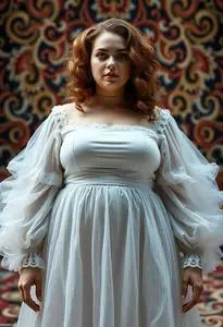 Woman Plus Size 80s Fancy Dress Face Swap