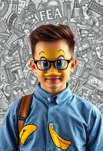 Tweety Drawing Image face swap