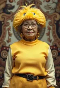 Tweety Grandma Image face swap