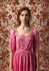 Veruca Salt Pink Dress face swap