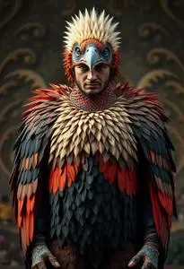 Vulture Fancy Dress face swap