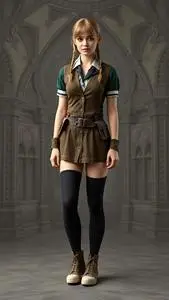 Trinians Outfit face swap