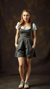 Lederhosen Fancy Dress Female Face Swap