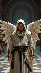 Angel Gabriel Costume Adult face swap