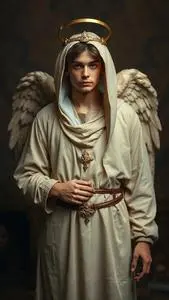Angel Gabriel Nativity Costume face swap