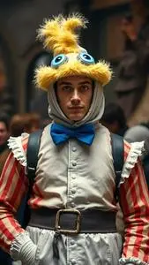 Bert Fancy Dress face swap