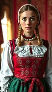 Bulgarian Folk Costume face swap
