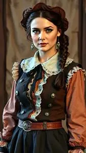 Calamity Jane Costume face swap
