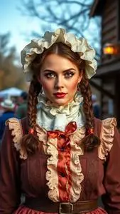 Calamity Jane Fancy Dress Costume face swap