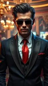 Casino Royale Party Outfit face swap