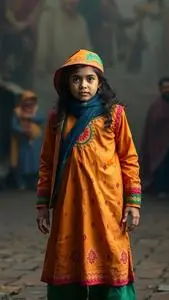 Chhota Bachcha Frock Fancy Dress face swap