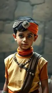 Chota Bheem Costume Fancy Dress face swap