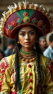 Cinco Mayo Themed Party Outfit face swap