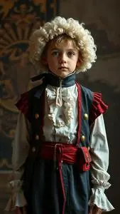 Classical Composer Kid Costume face swap