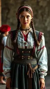 Croatian Folk Costume face swap