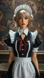 Crossdress Maid Outfit face swap