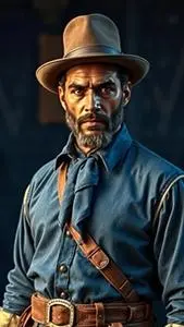 Django Unchained Blue Costume face swap