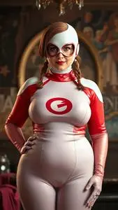 Elastigirl Costume Plus Size face swap