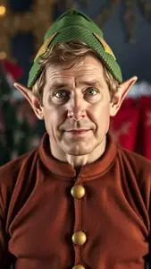 Elf Costume Will Ferrell face swap
