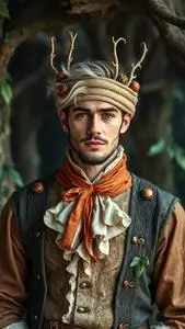 Enchanted Forest Theme Outfit Male face swap