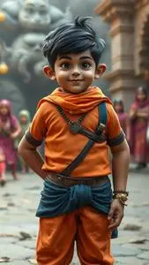 Fancy Dress Chhota Bheem face swap