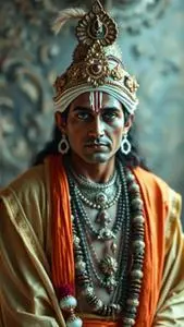 Fancy Dress Shri Krishna Male God face swap