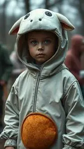Feed Bass Child Costume face swap