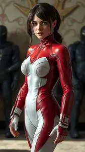 Female Muscle Suit Costume face swap