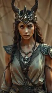 Freya Goddess Costume face swap