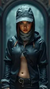 Gangsta Costume Female face swap