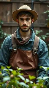 Gardener Costume Male face swap