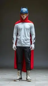 Generic Superhero Adult Costume face swap