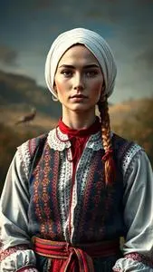 Georgian Folk Costume face swap
