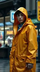 Georgie Raincoat Costume face swap