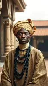Ghanaian Wedding Outfit face swap