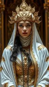 Gilded Goddess Costume face swap