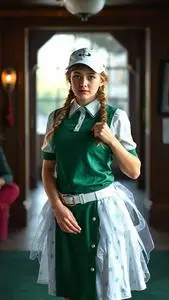 Girl Golf Outfit Fancy Dress Face Swap