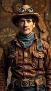 Gold Rush Miner Outfit face swap