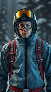 Mike Was Out Ski Costume face swap