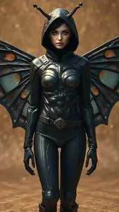 Moth Wings Costume face swap