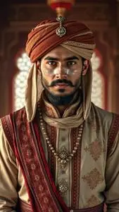 Mughal Azam Costume face swap