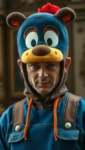 Noddy Costume Adult face swap